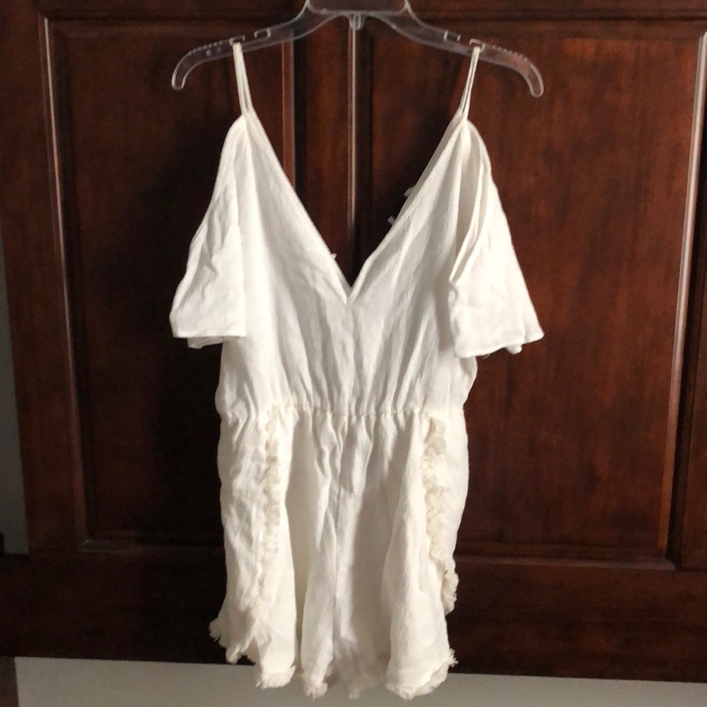 Tassel Trim Romper